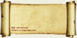 Strahinja Sebić vizit kartica